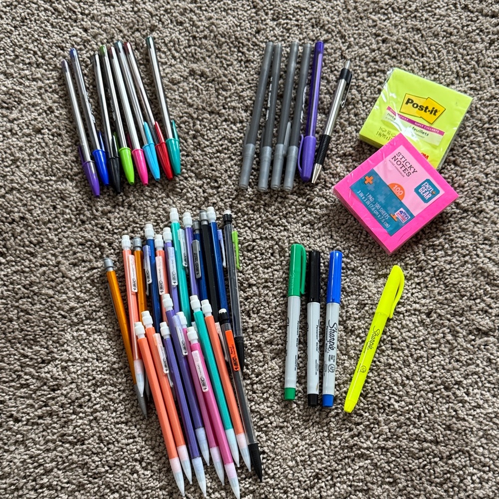 Colorful Pen and Marker Set